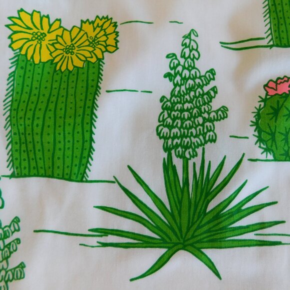 NOS Vested Gentress Sonoran Desert agave barrel paddle prickly pear cactus dress - Picture 4 of 16